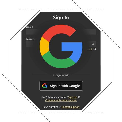 Easy-peasy to get access -  <br>convenient Google Authentication