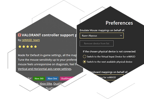 Use reWASD to play Valorant with controller