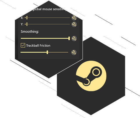Novelties for Steam controller — Trackball mode!