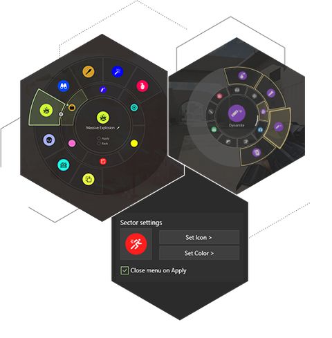 Discover the Brand New <b>Radial Menu</b> Feature