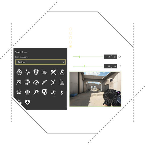 More customization for the Radial Menu feature - it's only the beginning