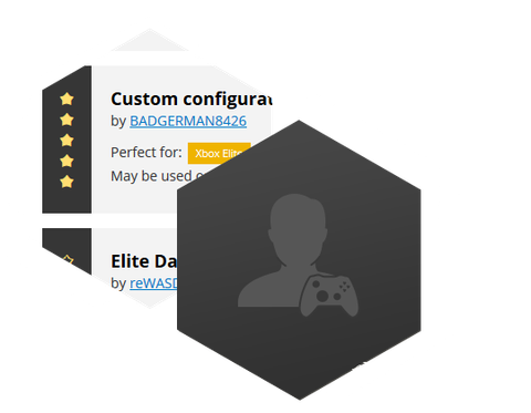 Manage shared gamepad configs