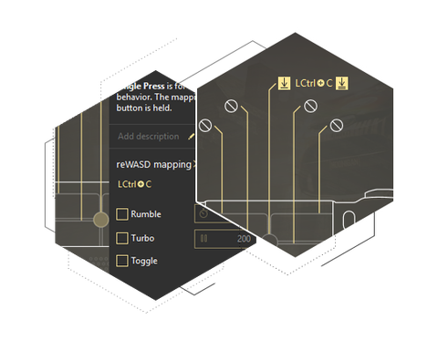 Map key or combo to the touchpad click
